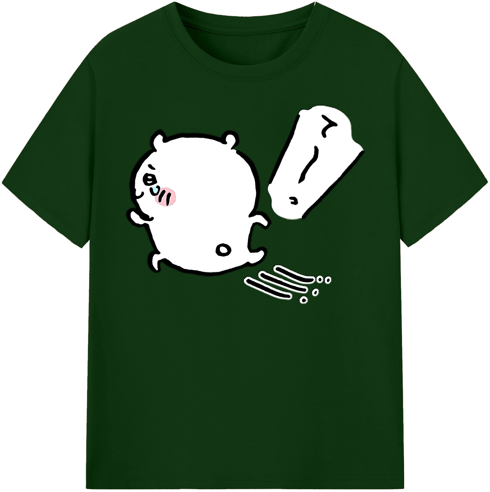 （画像用） ちいかわ ちいかわ Chii-kawa chiikawa 綿100％半袖Tシャツ（フロントプリント）